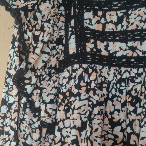Miss Selfridge Animal Print Blouse New Size M