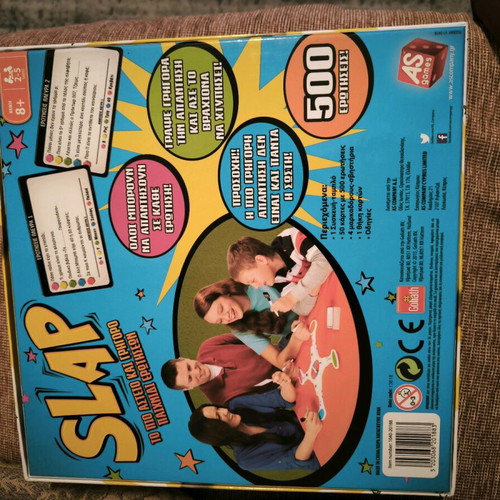 Slap question game for elementary kids like new