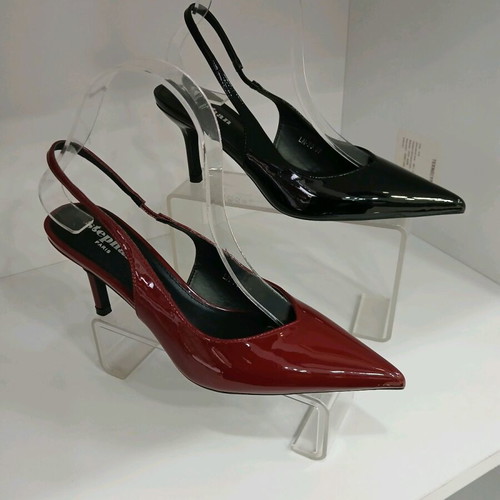 Women's shoes new in black and burgundy colors