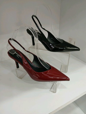 Women's shoes new in black and burgundy colors