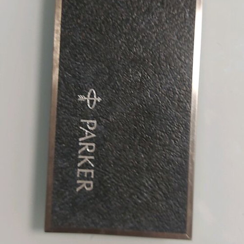 Parker 75.0 Silver Fountain Pen used, USA Sterling 1968, gold nib XF