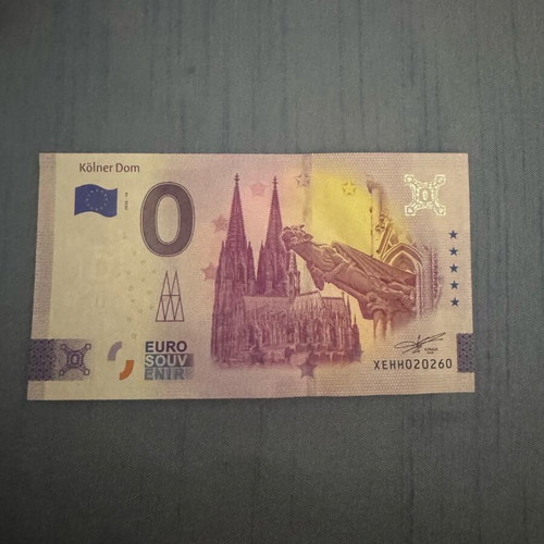 Collectible souvenir banknote like new from Germany