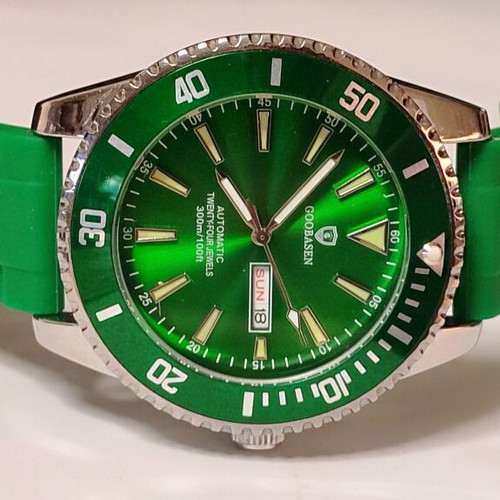 Goobasen Automatic Style Men's Watch Limited Edition Green