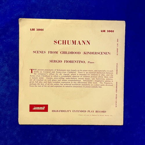7-inch vinyl record Robert Schumann Kinderscenen used