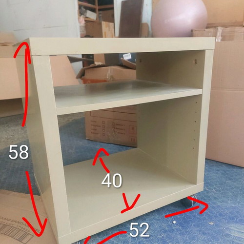Open Office Cabinet with Wheels like new