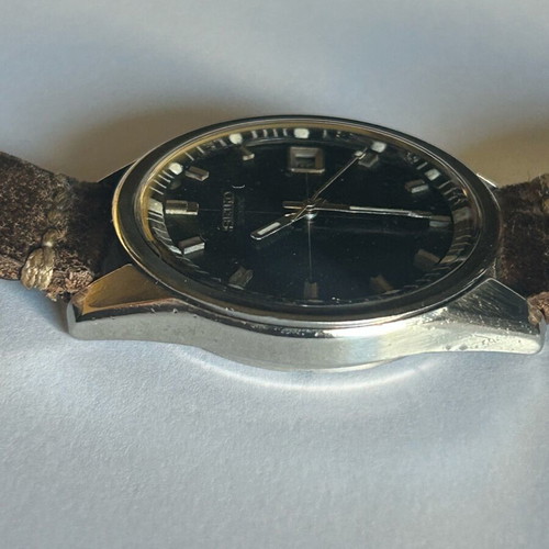Seiko vintage automatic wristwatch used, 1975, 38mm case