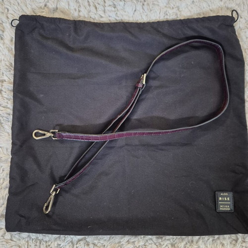 Aldo Rise by Misha Nonoo shoulder bag like new, deep burgundy faux leather
