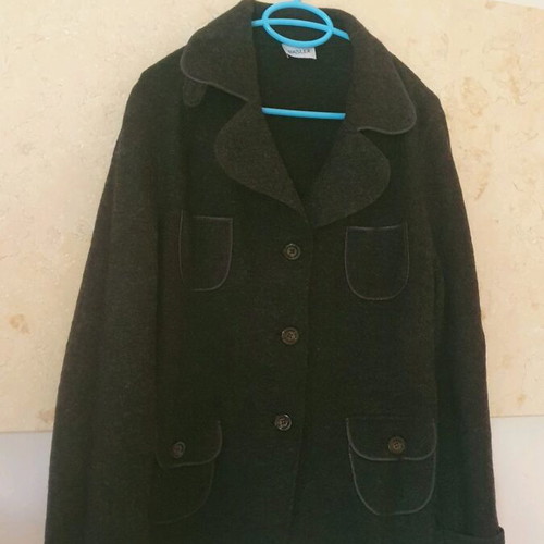 Basler wool blazer like new, gray, size L