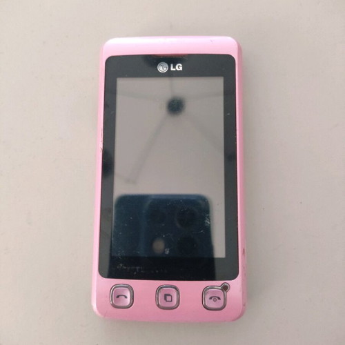 LG KP500 used for parts, pink without battery and cable