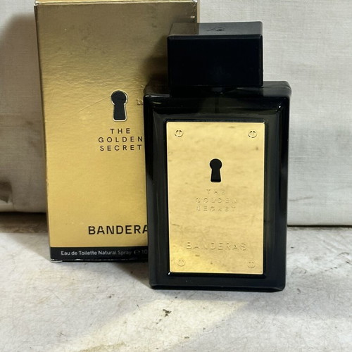 Antonio Banderas The Golden Secret Eau de Toilette 100ml empty bottle used with box