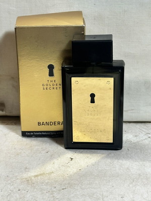 Antonio Banderas The Golden Secret Eau de Toilette 100ml empty bottle used with box