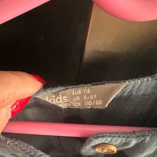 Girls' dress like new, blue, ages 5-6