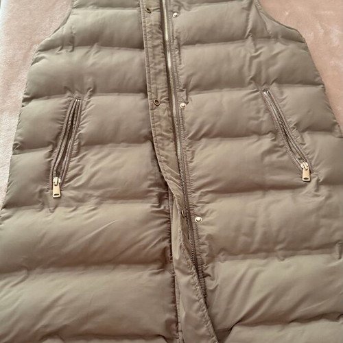 Zara sleeveless long jacket like new, size S