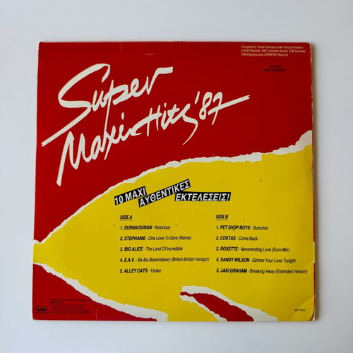 Super Maxi Hits 87 LP like new, Pop