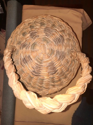 Wicker basket used 30×25cm