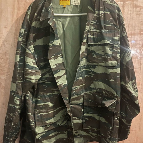 Military jackets Greek camouflage like new, set of 2 pieces