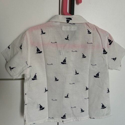 Zara summer kids shirt linen like new, size 2-3 years, 98 cm