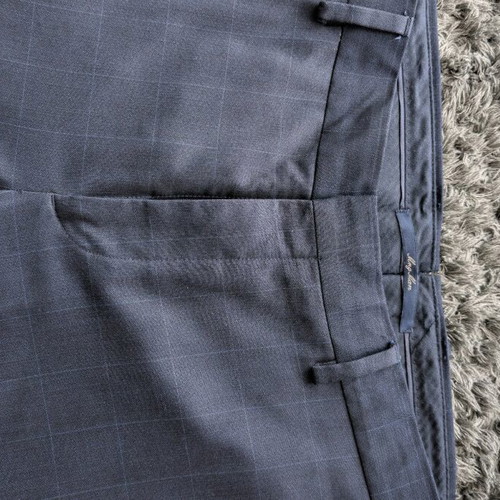 Mango Man Super Slim Fit suit like new, dark blue windowpane check