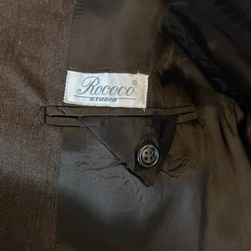 Rococo men's suit like new, brown-gray, size 48, 100% virgin wool