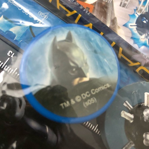 Batman Begins movie school set new with pencil, ruler, sharpener, eraser and notebook DC Comics