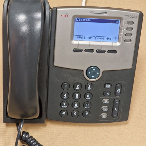 Cisco SPA504G VoIP IP Phone 4-Line with Power Adapter
