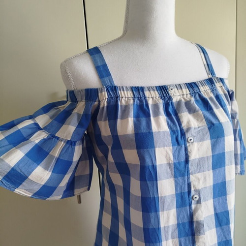 Zara checked dress new with integrated belt for girls 13-14 years