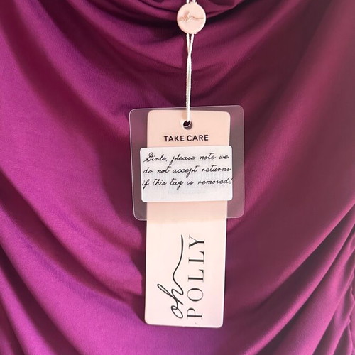 Oh Polly dress new, size S, purple