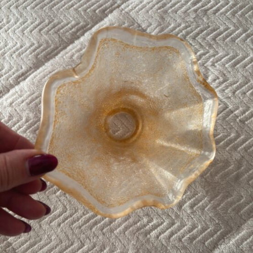 Glass lamp shades pack of 4, honey color, like new, E14