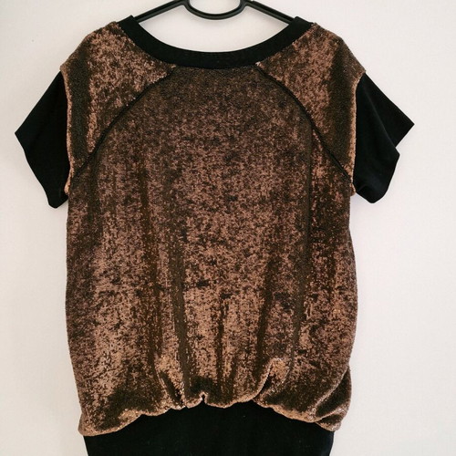 Dolce & Gabbana blouse with bronze sequins new, size M