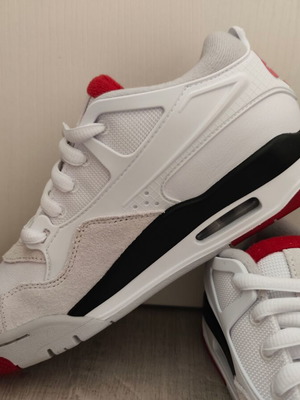 Nike Air Jordan 4RM sneakers new, size 38, white with red and black details