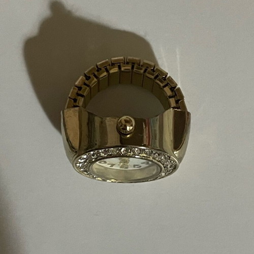 Watch ring used, gold-colored