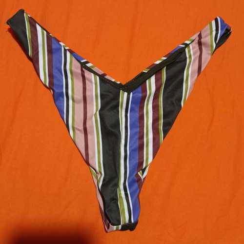 Violetta striped bikini like new, size M, multicolor