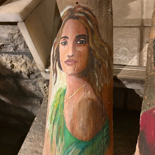 Painted portraits new, pack of 3 on ceramic canvas