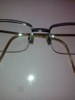 Metal glasses frame in bronze color like new