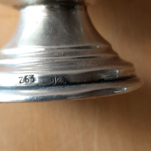 Silver 925 vase from the 60s used, 257g