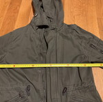 Americanino fall jacket with hood, like new, khaki color, size L