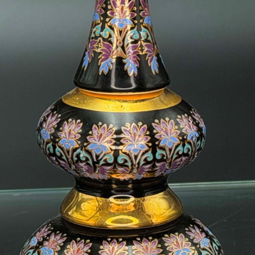 Vintage porcelain perfume bottle by Cosmetics Chaloulos used