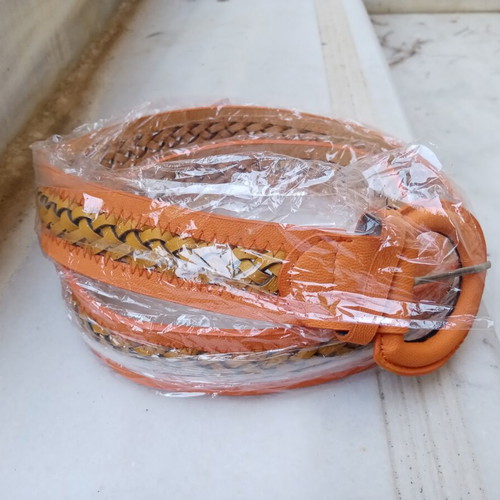 Set of 10 belts with various designs