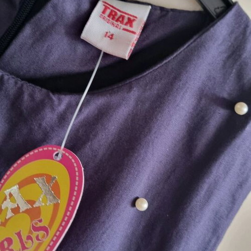 Dress with pearls new, size 14 years