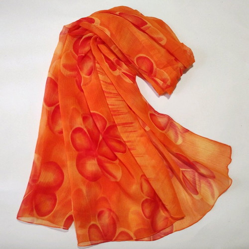 Orange Pareo/Scarf Aqua Mare