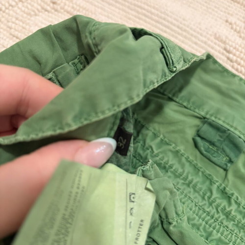 Napapijri men's bermuda shorts like new, green, size S