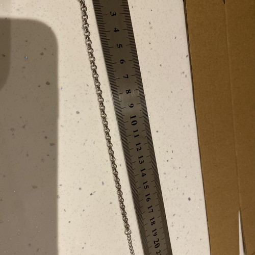 Men's bracelet, silver color