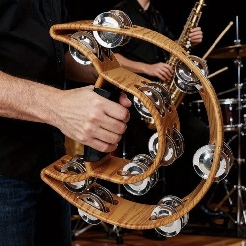 Professional tambourine new, large