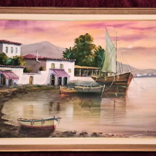 Parianos (Limanaki) new painting with frame