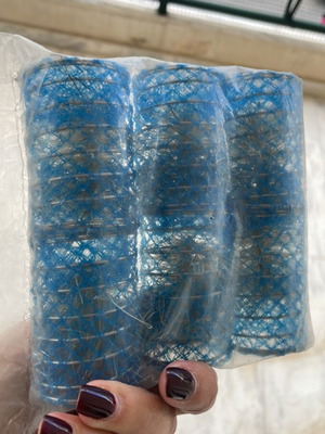 Hair rollers new, No 40 large 18x and small 25 cm 12 pcs