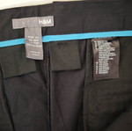 H&M men's pants, size M, beige and dark blue, set of three