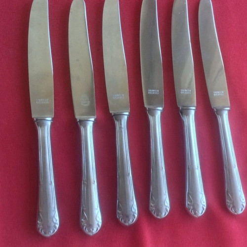 Six vintage German knives, Remanit Rostfrei