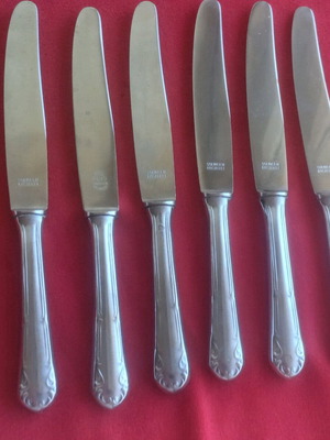 Six vintage German knives, Remanit Rostfrei