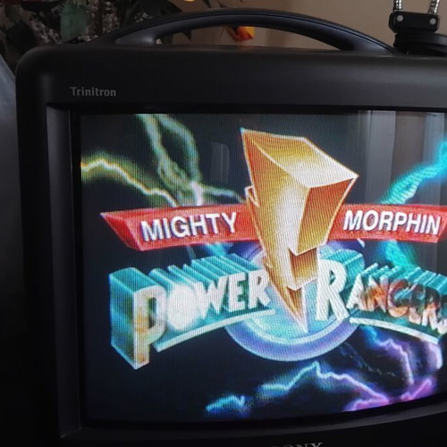 Power Rangers VHS tape used, dubbed in Greek