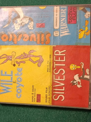 Super 8mm color film Warner Bros used, animated